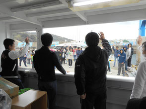 写真5:旅立の日に