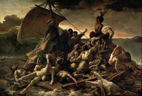 JEAN LOUIS THÉODORE GÉRICAULT - La Balsa de la Medusa (Museo del Louvre, 1818-19)