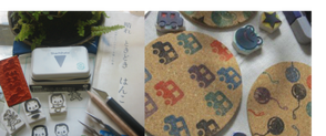 神尾印房　消しゴムはんこ　講座