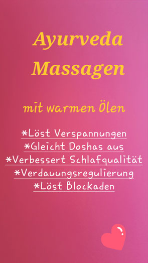 Ananda Ayurveda Massagen haben eine heilsame und verschönernde Wirkung