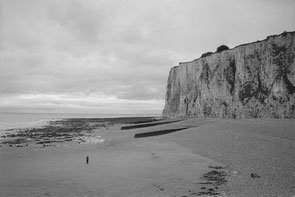 jeromedevismes. les falaises de Mers-les-Bains à marée basse