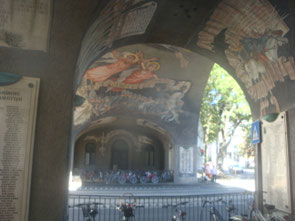 Szeged-martelaar-poort-fresco-tekening-Hongarije