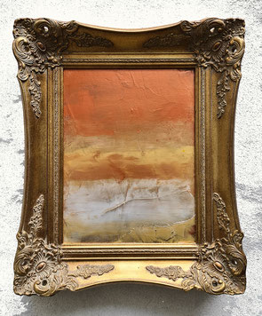 The Horizon, mixed media on canvas, 30x40 cm