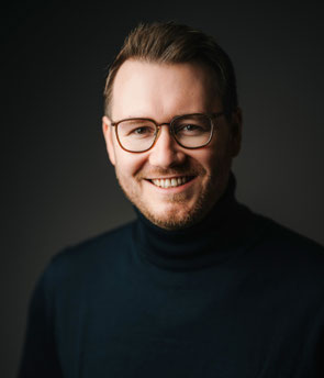 Yannick Scherthan, Landschaftsfotograf und Autor, im Pfälzerwald