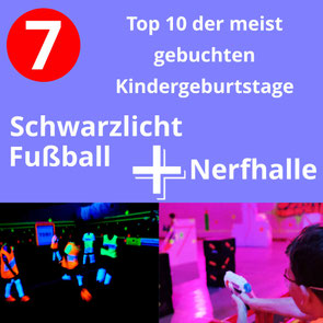 kindergeburtstag-schwarzlicht-neon-fussball-nerf-nerfhalle-minigolf-golf