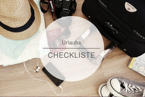 Checkliste Urlaub, Urlaubsliste, Packliste, Die Traumreiser