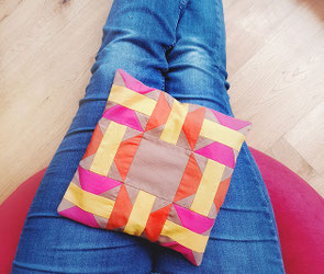 Kirschkern Wärmekissen Patchwork