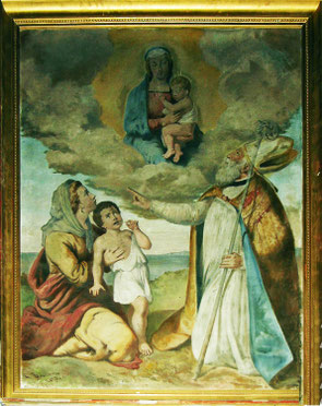 Gilbert Bouchez (1824-1882) le Miracle de Saint Blaise (1873)