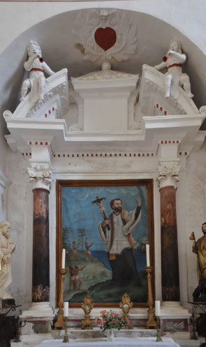 Croce - Eglise St Césaire - Autel Saint-François Xavier