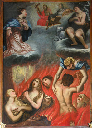 Mausoleo - Eglise Saint Sauveur - Ames du Purgatoire (Farinole 1680) d'après Piola