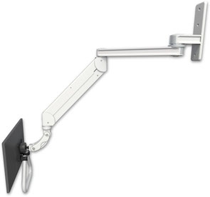 AST2EQ-WT2  壁面取付 医療用吊り下げ式モニターアーム 20 インチ延長アーム付き