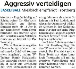 Artikel im Miesbacher Merkur am 8. April 2023 - Zum Vergrößern klicken