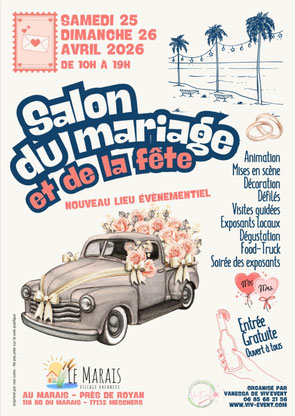 Salon du Mariage et de la Fête de Meschers-sur-Gironde - 25 et 26 Avril 2026