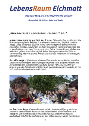 Jahresbericht 2016