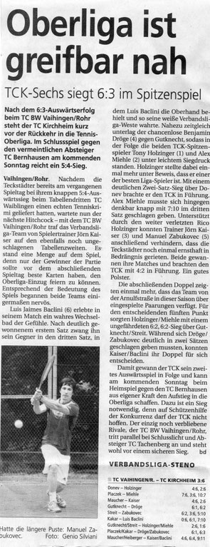 Quelle: Der Teckbote vom 22.07.2014