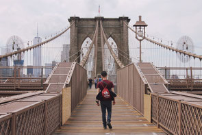 Brooklyn Bridge zwei die reisen 