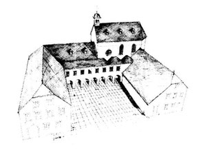 Zeichnung Kloster Rosenthal 2