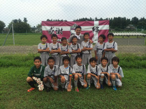 しんきんカップ　第１２回キッズサッカー大会　県央ブロック優勝
