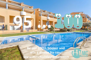 100º cliente MMC Holiday Rentals