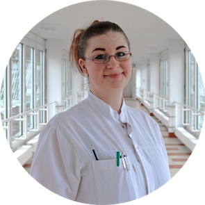 Laura Hohoff, Gesundheits- und Krankenpflegerin im St. Marien-Krankenhaus Berlin