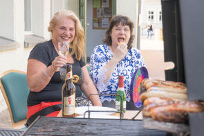 Grillfest der Ortsgruppe der Volkssolidarität in Zühlsdorf