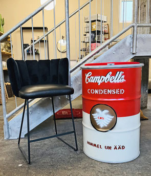 Campbells Suppenfass eine Graffiti Arbeit von Divo Santino