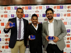 (l-r): WCC's Prafull S, Jagath B, Rohit G