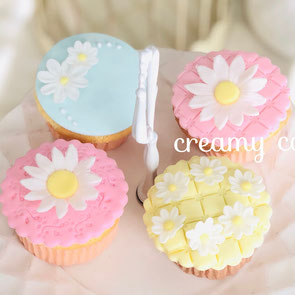 過去のレッスン例 Creamy Cat Cupcakes ページ