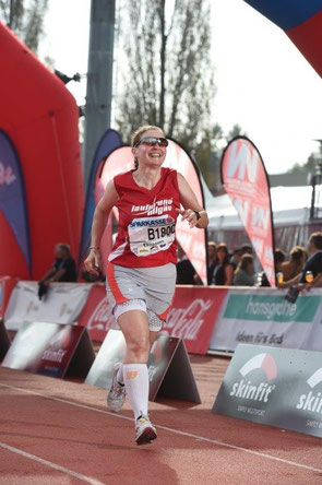 Lissy beim Zieleinlauf zum Titelgewinn