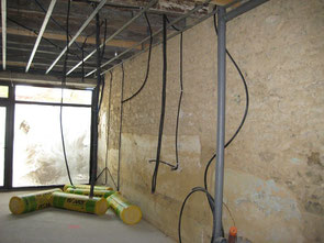 Electricité, plomberie, placo, aménagement intérieur