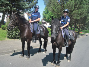 La brigade équestre de Vélizy-Villacoublay.