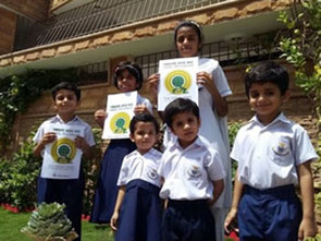 The students learning in eco-logical scool  in Pakistan ask children to join the tree planting in Islambad and Karachi