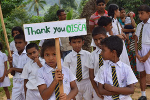 On “Peace Walk”, students march expressing thanks to OISCA