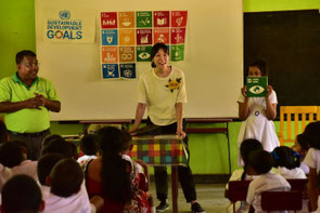 Workshops served as an opportunity to think about and share each other what should be done to achieve the SDGs.