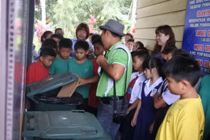 OISCA coordinator told the rule of wasting separation.