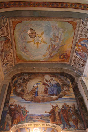 Fresque surplombant l'autel de la Vierge église de Void-Vacon (1936)