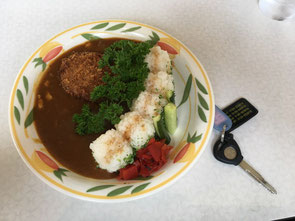 三保ダムカレー880円ぐらい