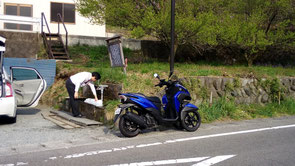 道志みちにある名水汲みどころ