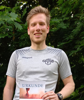 Matthias Piepel vertrat den Skiclub beim Speller Sparkassen-Sommernachtslauf