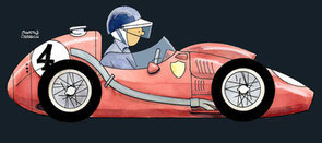 Mike Hawthorn by Muneta & Cerracín