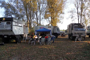 Elbe Treffen Allradnomaden