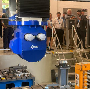 Demonstration der Fooke-Portal-Maschine, © Fooke