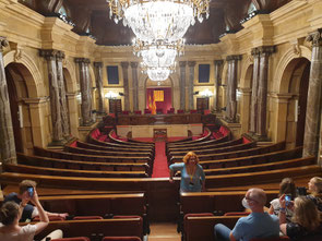 Besuch im Parlament von Katalonien. Foto: Ulrichs