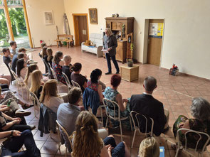 Dr. Jelko Peters stellt Überraschendes ins Zentrum seiner Rede. Foto: Ulrichs