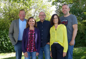 v.l.: Pach, Meier, Jülg, Schneider, Kleiber