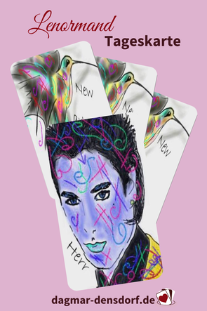 Lenormandtageskarte 28 Herr