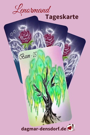 Lenormandtageskarte 5 Baum