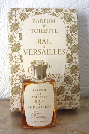 BAL A VERSAILLES - PARFUM DE TOILETTE 10 ML : CHANGEMENT DE BOÎTE ET DE MINIATURE