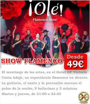cena show flamenco Tenerife