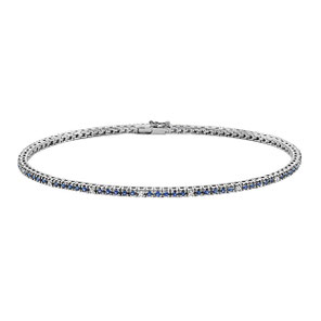  Bracciale Tennis  in oro bianco con diamanti BRT303 Prezzi Scontati su Istanti di Gioia